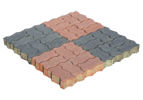 Shot Blast Interlocking Zig Zag Paver